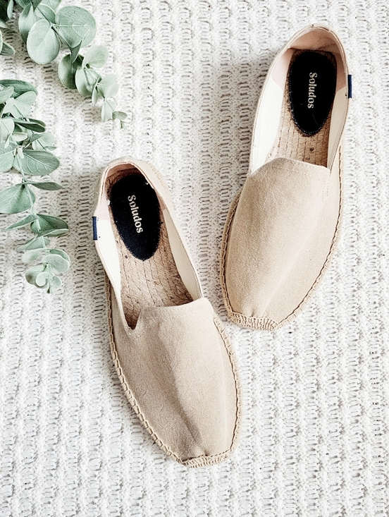 Soludos Men's Smoking Slipper Espadrille Slip On Natural Cotton Linen 9.5 NEW - Picture 14 of 16